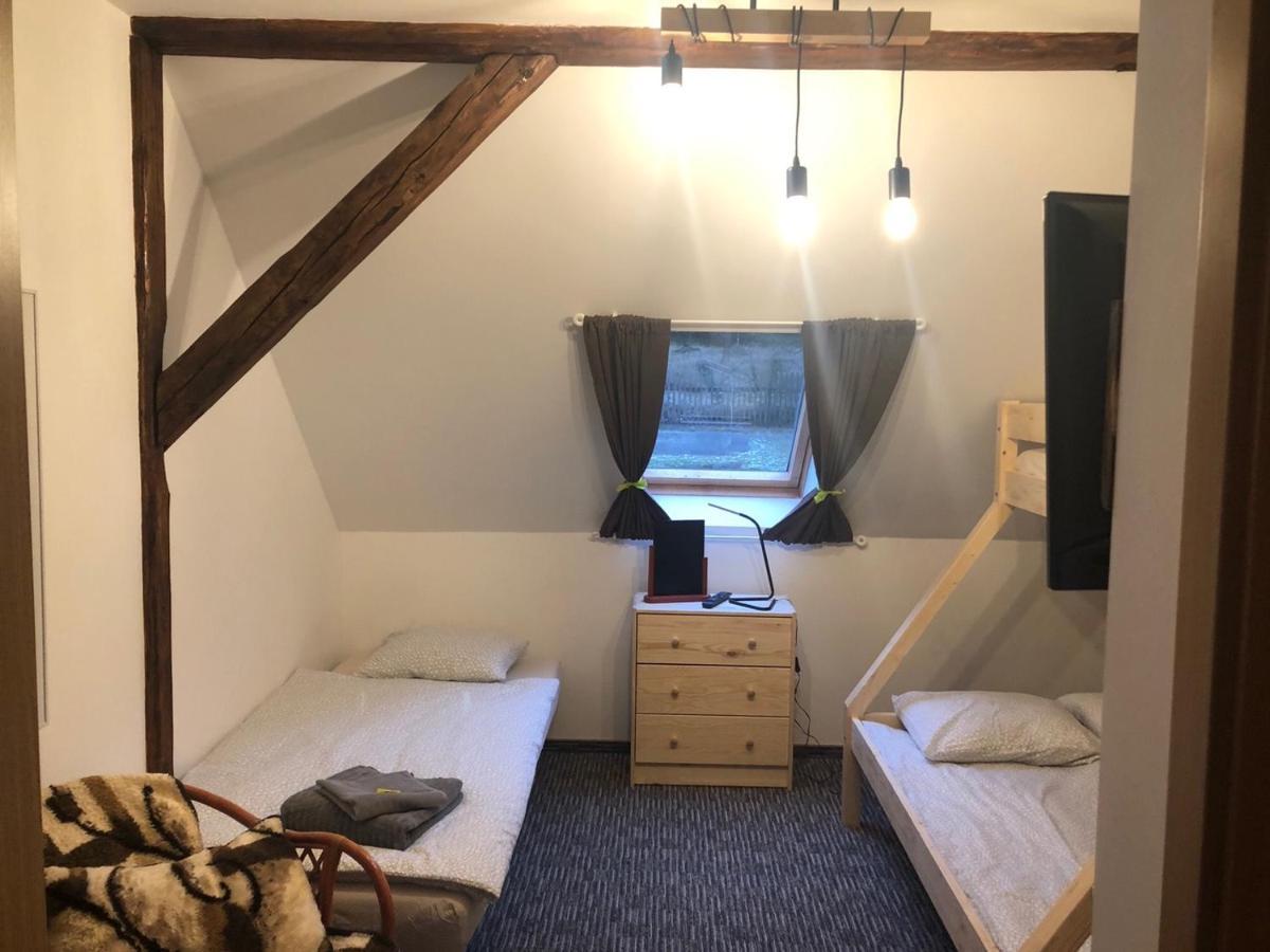 Wolf House Klinovec Hotell Loučná pod Klínovcem Exteriör bild