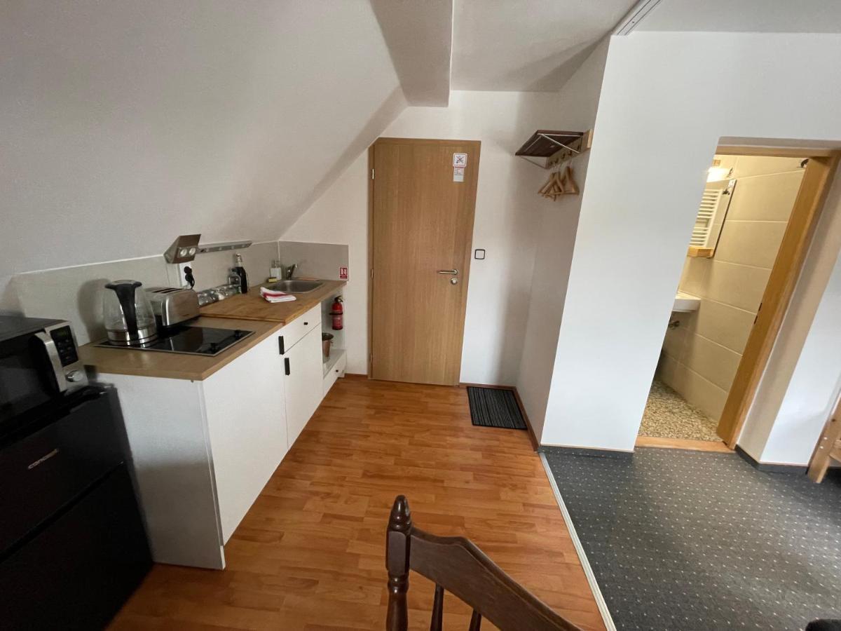 Wolf House Klinovec Hotell Loučná pod Klínovcem Exteriör bild